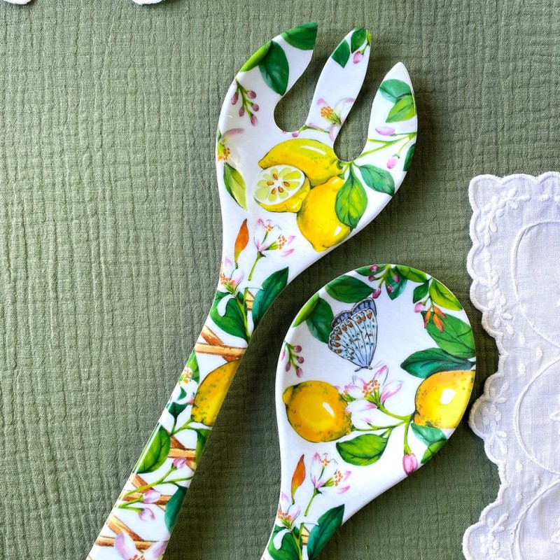 Lot de 2 couverts à salade - Capri