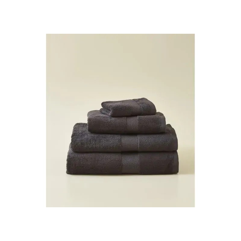 Drap de bain - Noir - 100x150 cm