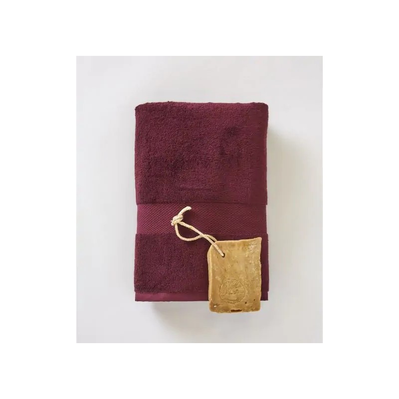 Drap de douche - Prune - 70x140 cm