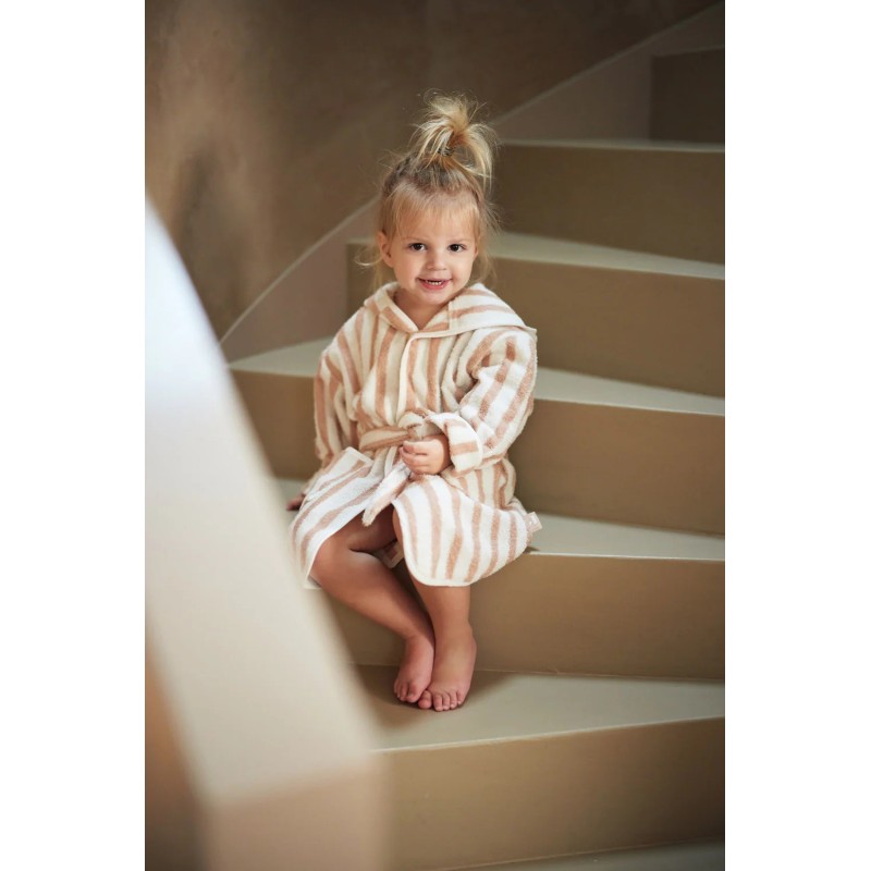 Peignoir enfant « Eponge » stripe | Au Tombeau des Jaloux
