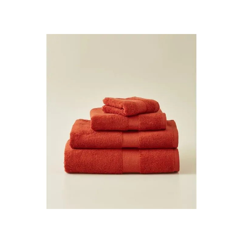 Drap de douche - Terre cuite - 70x140 cm