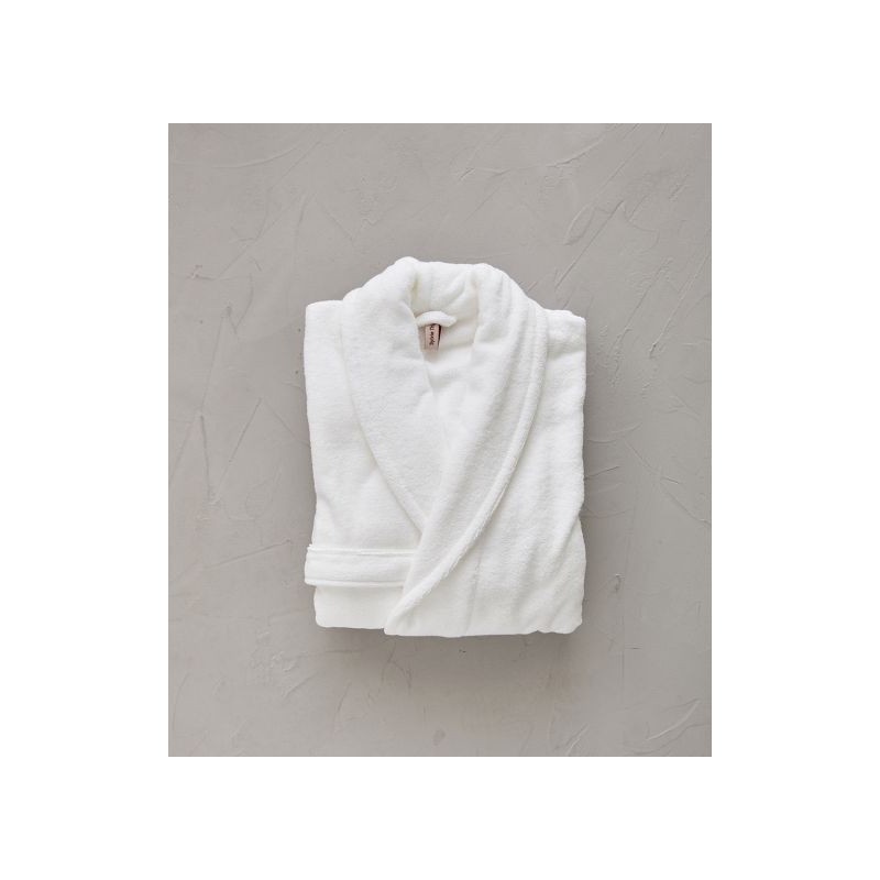 Peignoir mixte - Blanc