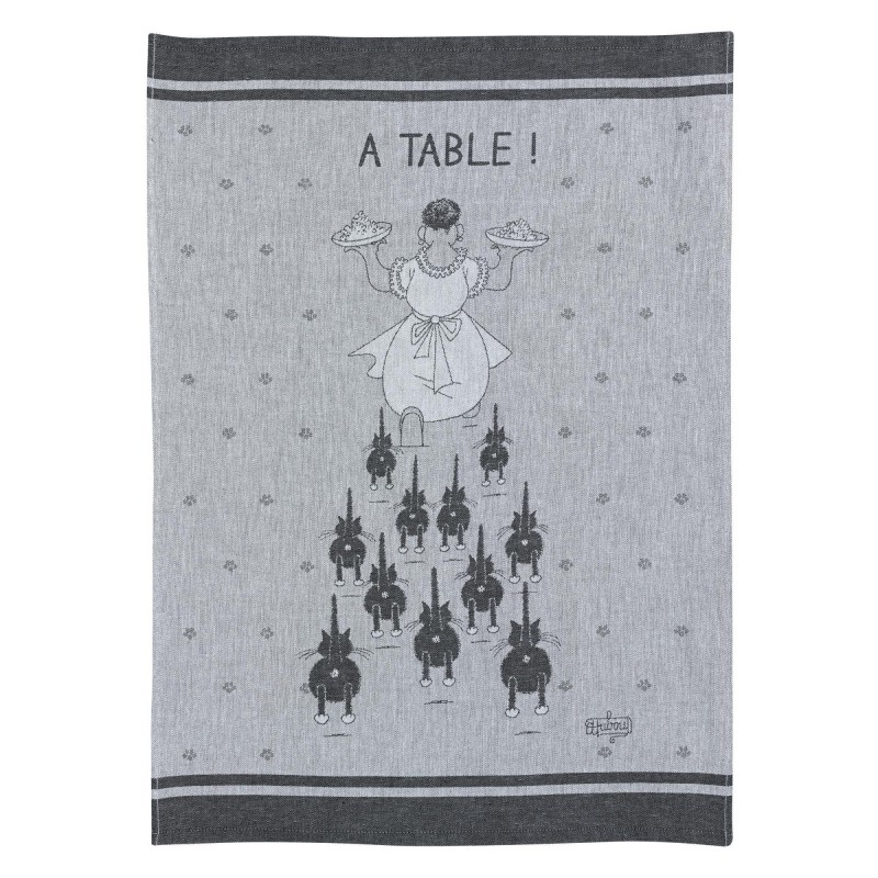 Torchon Jacquard A table Ombre