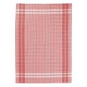 Torchon - Petits carreaux - Rouge
