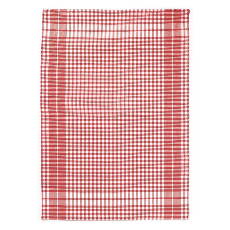 Torchon - Petits carreaux - Rouge
