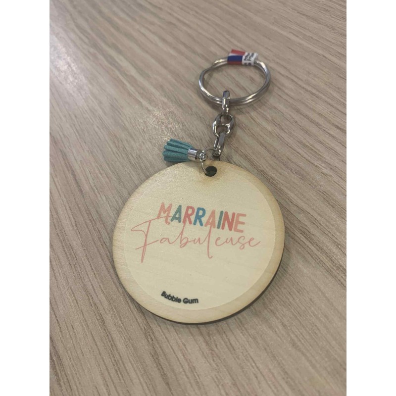 Porte clés - Marraine fabuleuse