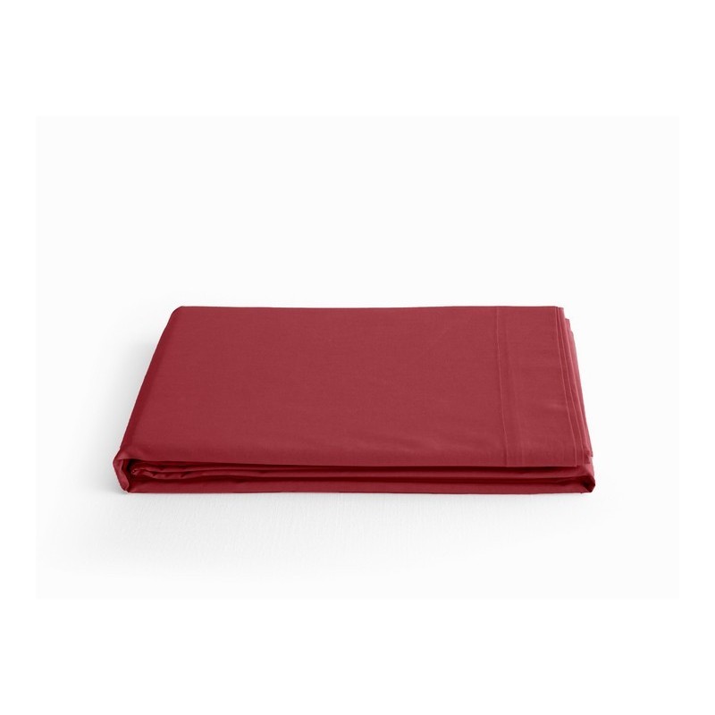 Drap plat - Carmin
