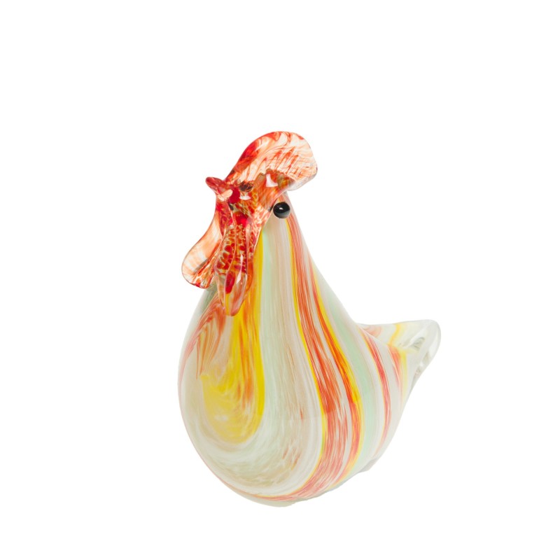 Coq en verre soufflé " Andre " | Au Tombeau des Jaloux