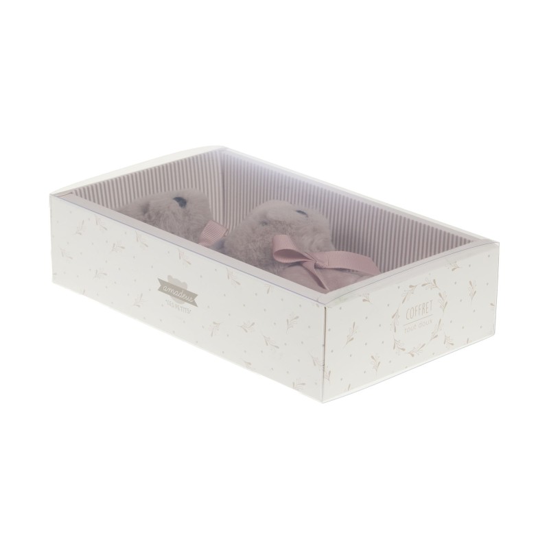 Coffret doudou-hochet « Ours »  |  Au Tombeau des Jaloux