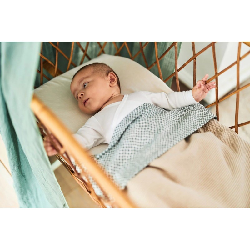 Couverture - Berceau - Basic Knit - Nougat