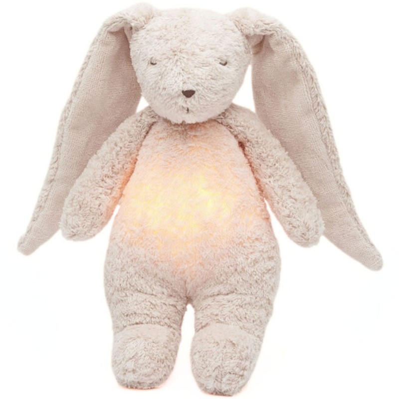 Moonie - Veilleuse lapin nature - Bio - Rose
