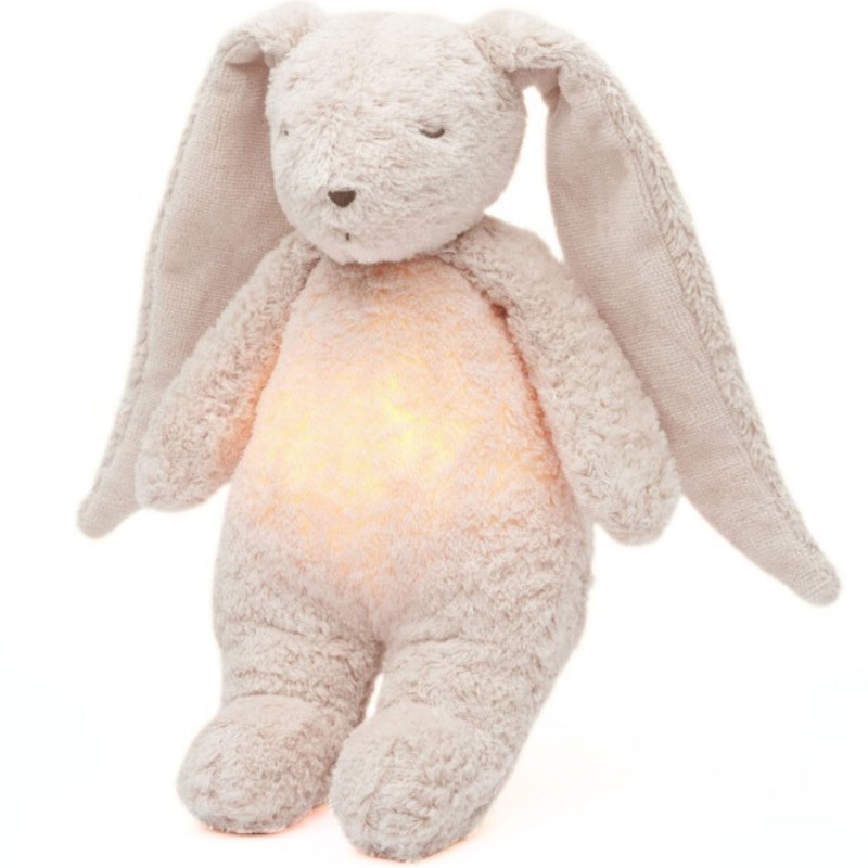 Moonie - Veilleuse lapin nature - Bio - Rose