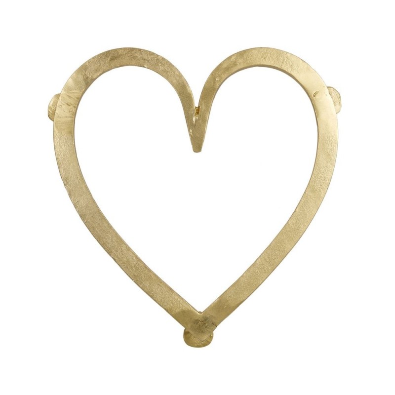 Dessous de plat « Cœur » doré | Au Tombeau des Jaloux