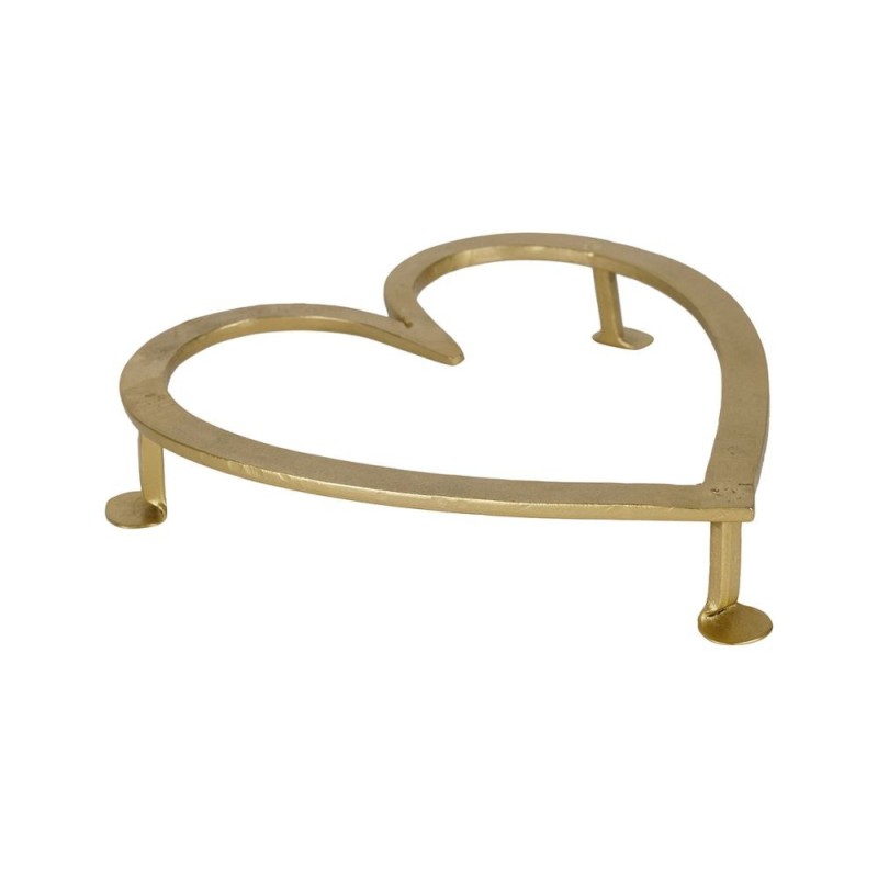 Dessous de plat « Cœur » doré | Au Tombeau des Jaloux