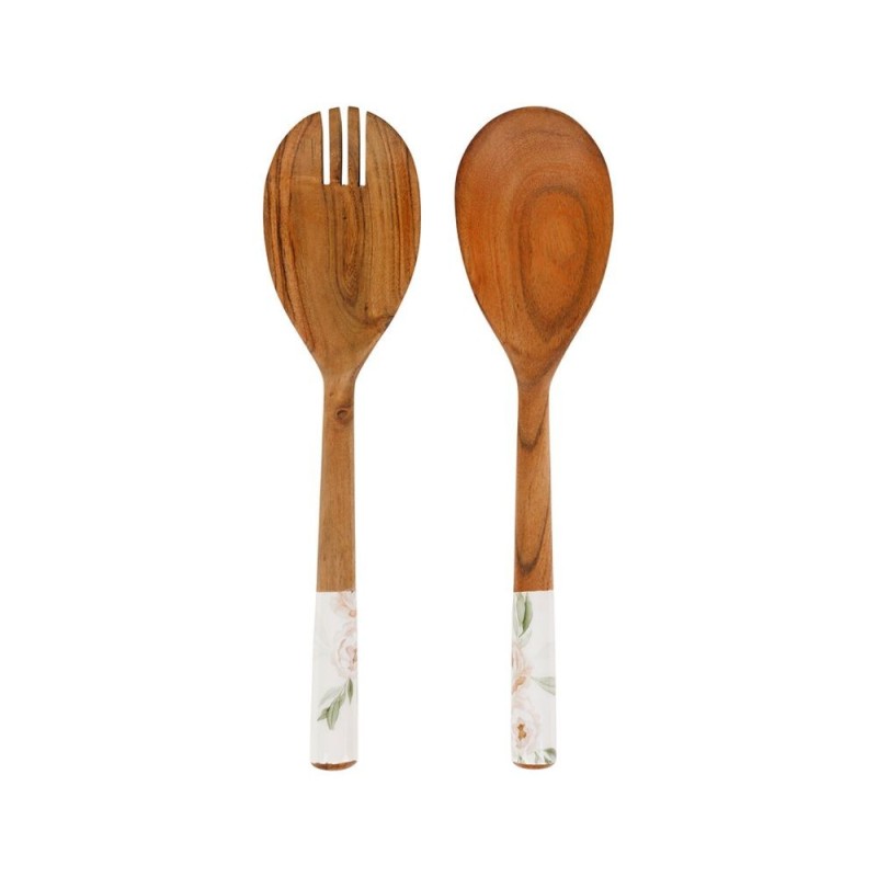 Couverts salade « Camellia » x2 | Au Tombeau des Jaloux