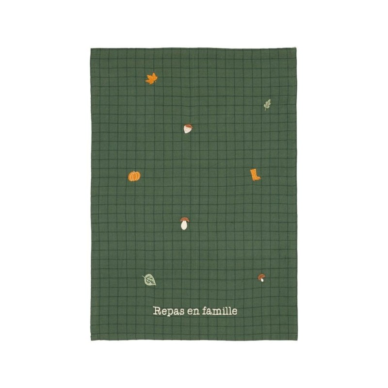 Torchon " Cueillette hiver " | Au Tombeau des Jaloux