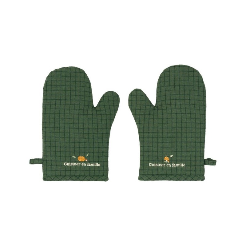 Lot gant de cuisine " Cueillette hiver " | Au Tombeau des Jaloux