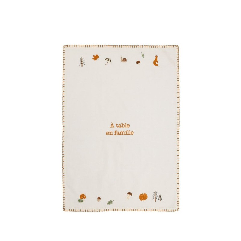 Torchon " Cueillette hiver " | Au Tombeau des Jaloux