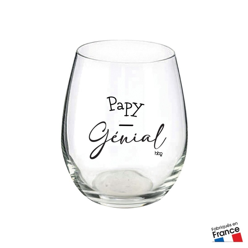 Verre « Papy génial »  |  Au Tombeau des Jaloux
