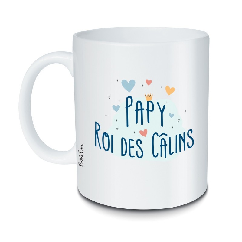 Mug « Papy roi des câlins »  |  Au Tombeau des Jaloux