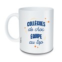 Mug « Collègues de choc équipe au top »  |  Au Tombeau des Jaloux