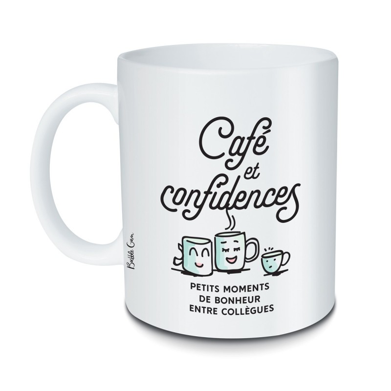 Mug « Café et confidences »  |  Au Tombeau des Jaloux