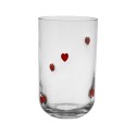 Vase en verre « Cœur rouge » | Au Tombeau des Jaloux
