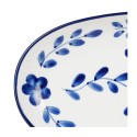 Plat ovale « Bellagio indigo » | Au Tombeau des Jaloux