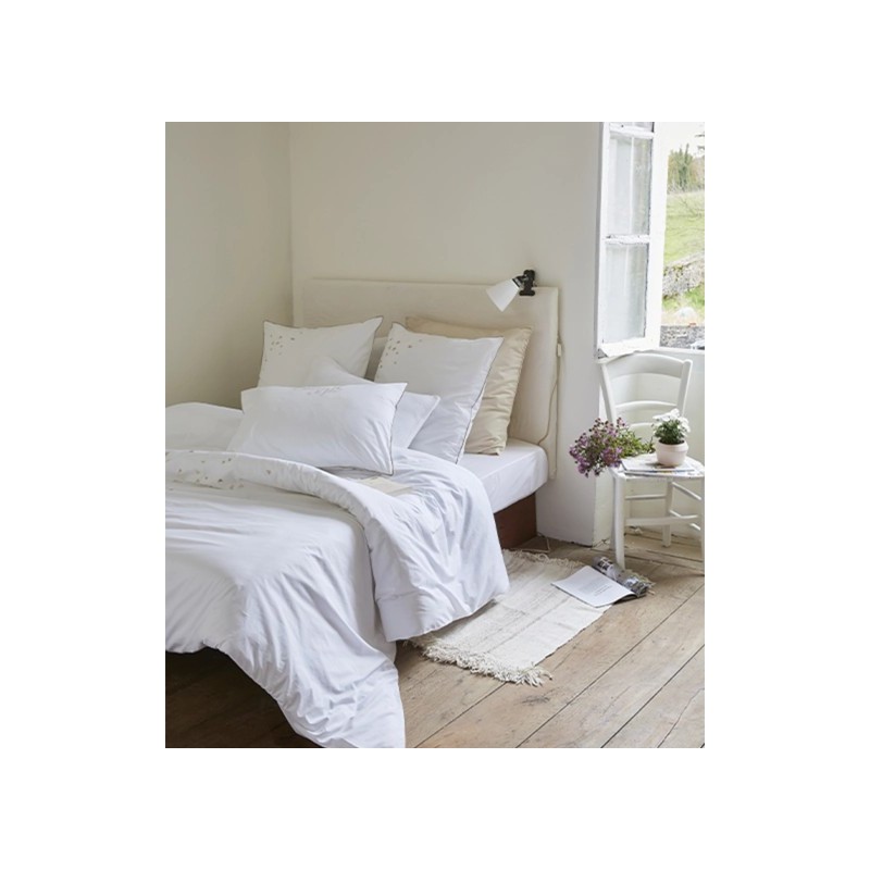 Housse de couette brodée - Jolis cœurs