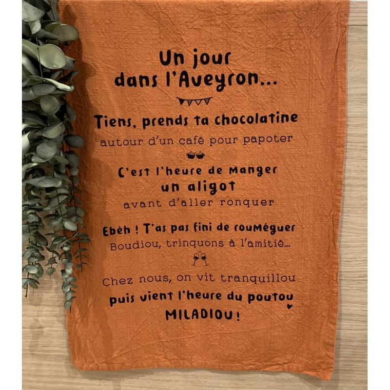 Torchon « Aveyron » | Au Tombeau des Jaloux