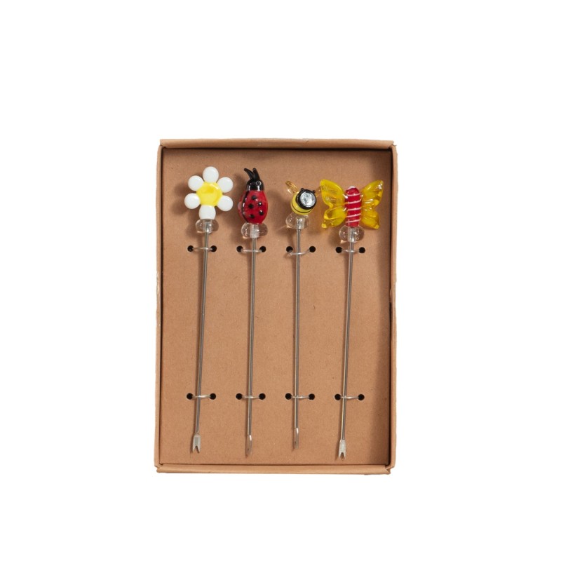 Coffret 4 piques « Garden » | Au Tombeau des Jaloux