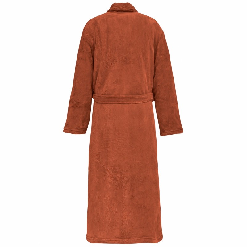 Peignoir mixte polaire Bolsta terre brulée / au tombeau des jaloux