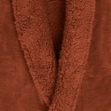 Peignoir mixte polaire Bolsta terre brulée / au tombeau des jaloux