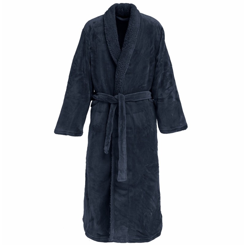 Peignoir mixte polaire Bolsta bleu nuit / au tombeau des jaloux