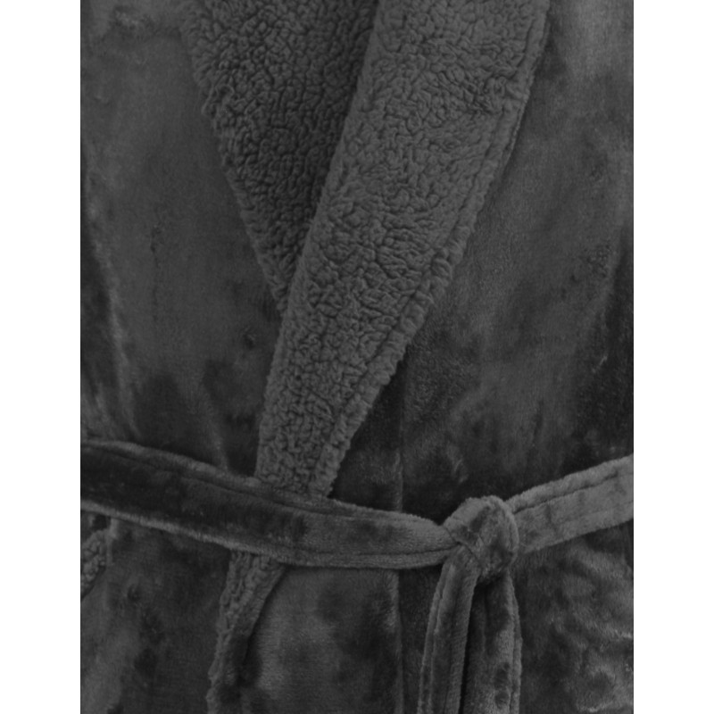 Peignoir mixte polaire Bolsta anthracite / au tombeau des jaloux