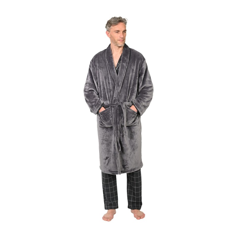 Peignoir mixte polaire Komo Sylver Grey / au tombeau des jaloux