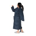 Peignoir mixte polaire Warm Wool bleu nuit / au tombeau des jaloux