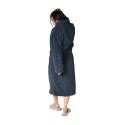 Peignoir mixte polaire Warm Wool bleu nuit / au tombeau des jaloux