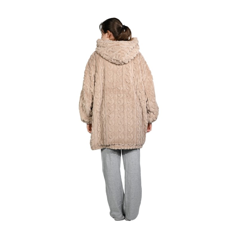 Poncho « Warm Wool »  sable |  Au Tombeau des Jaloux