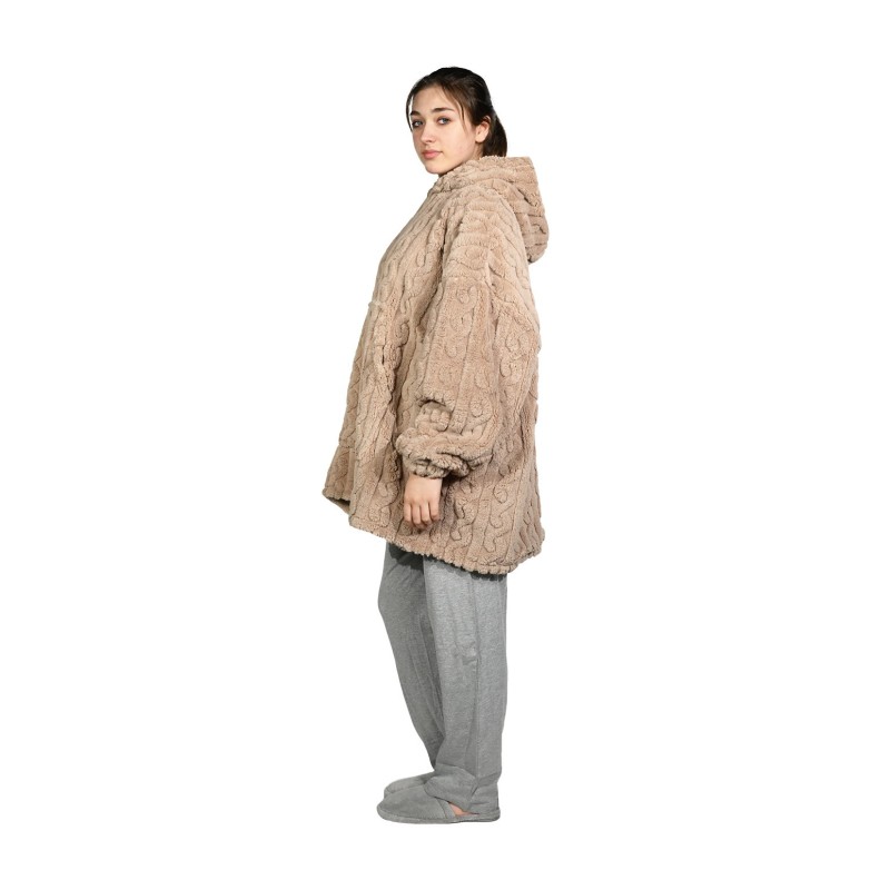 Poncho « Warm Wool »  sable |  Au Tombeau des Jaloux