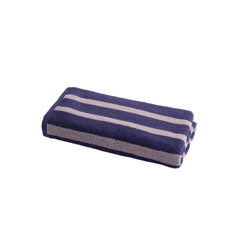 Serviette Jacquard ARCADIA STRIPE – Indigo /Au tombeau des jaloux