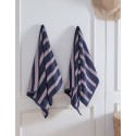 Serviette Jacquard ARCADIA STRIPE – Indigo /Au tombeau des jaloux