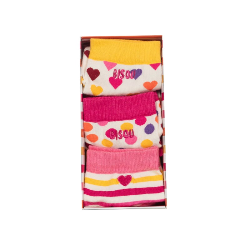 Coffret de 3 chaussettes "Cœurs Tendresse"    |  Au Tombeau des Jaloux