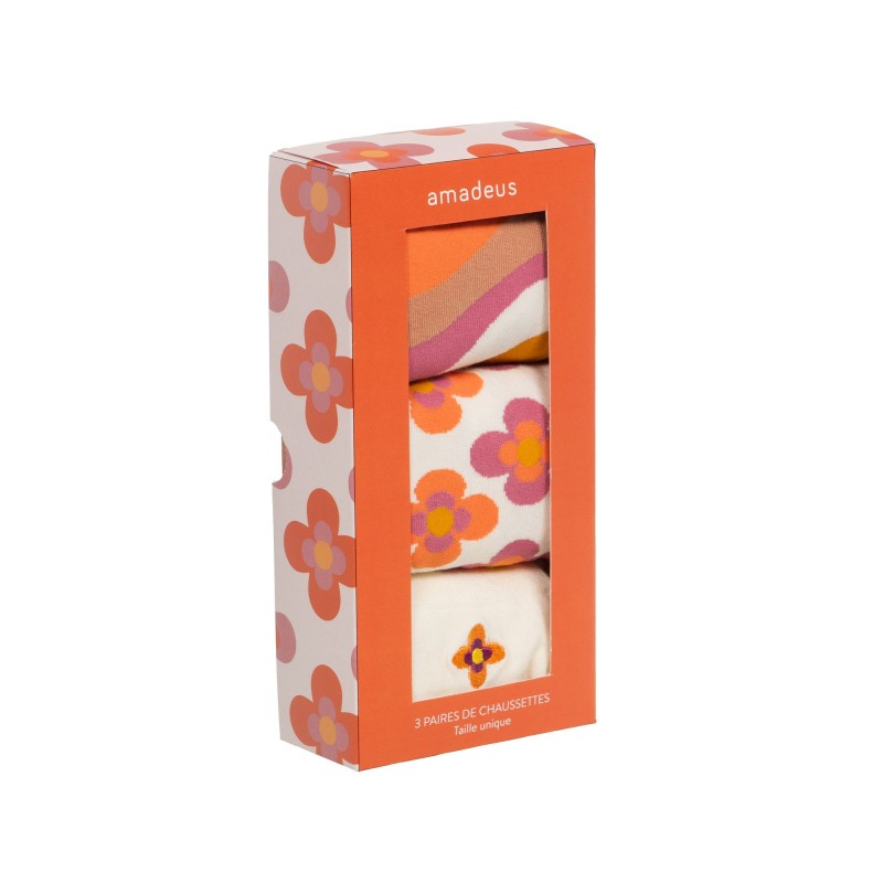 Coffret de 3 paires de chaussettes vintage  |  Au Tombeau des Jaloux