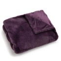 Plaid Luxe "Prune Profond" 130x170 cm| Au Tombeau des Jaloux