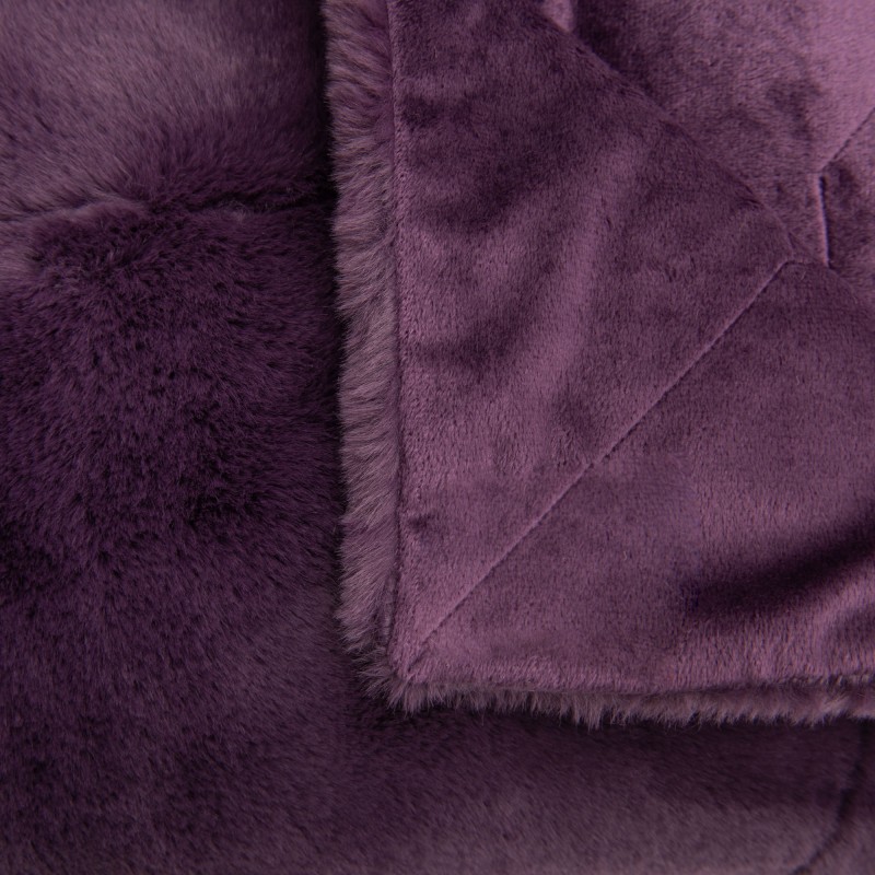 Plaid Luxe "Prune Profond" 130x170 cm| Au Tombeau des Jaloux