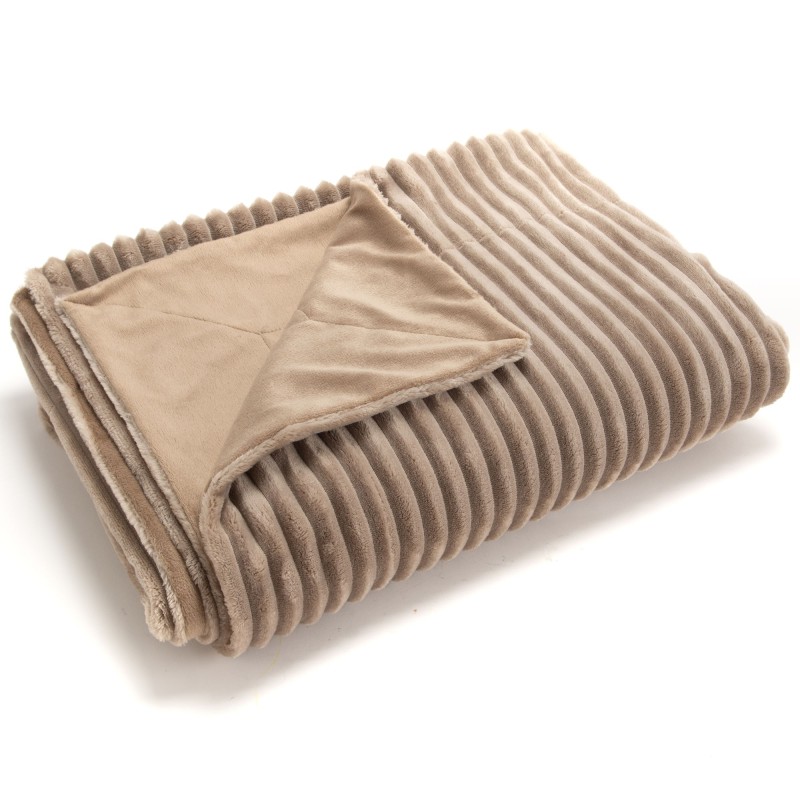 Plaid sultan taupe 130x170 | Au Tombeau des Jaloux