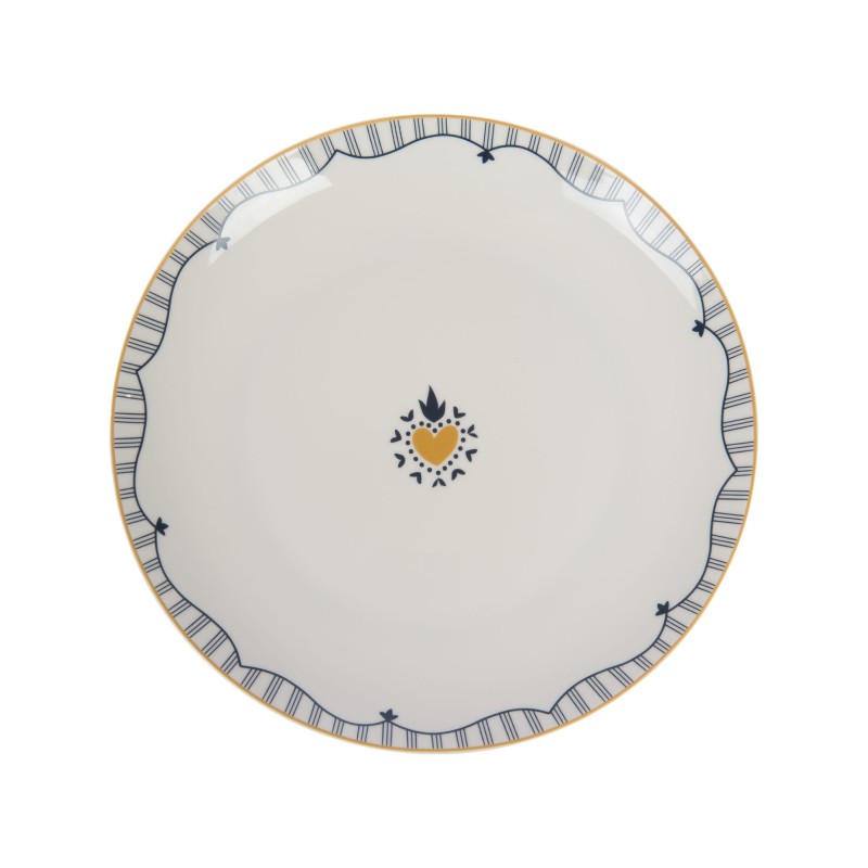 6 Assiettes Dessert "Poésie"| Au Tombeau des Jaloux