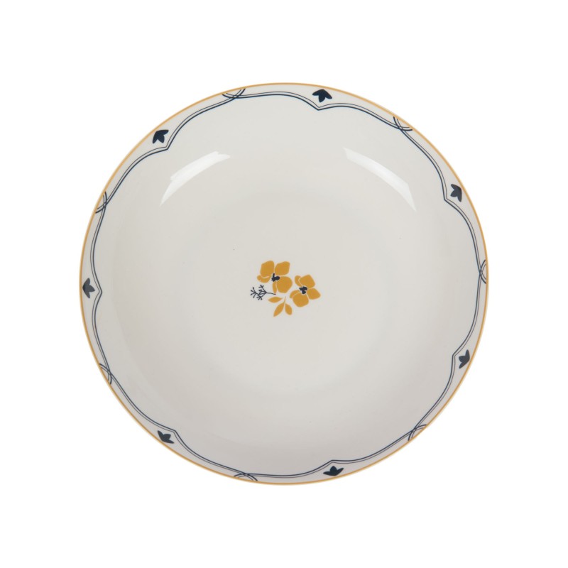 6 Assiettes Creuses "Poésie"| Au Tombeau des Jaloux