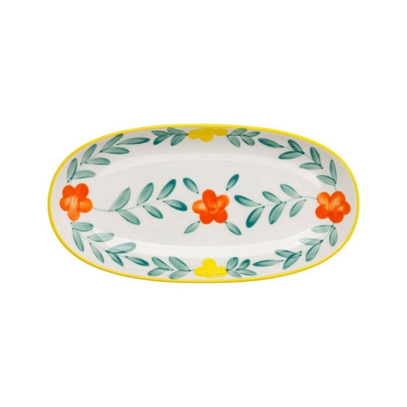 Plat Ovale Bellagio Multicolore | Au Tombeau des Jaloux